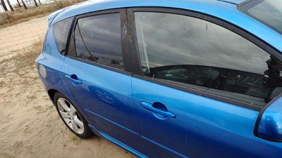 2005 Mazda 3 Rear Door RH 27B Winning Blue BNYF7202XE