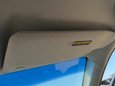 2005-2007 Honda Accord Passenger Right Sun Visor Oem Without Illumination Gray
