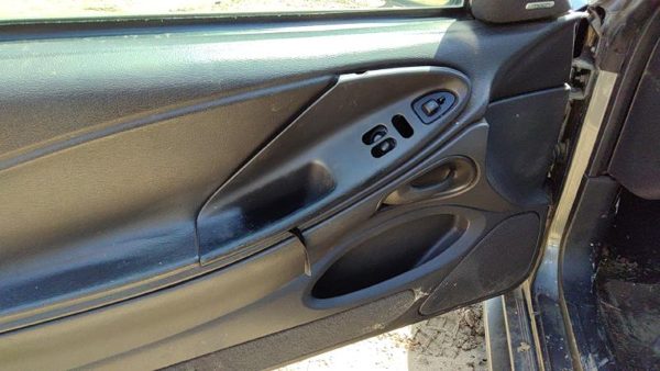 01-04 Ford Mustang Driver Left Front Door Trim Panel With Master Switch Black 9W — photo 5