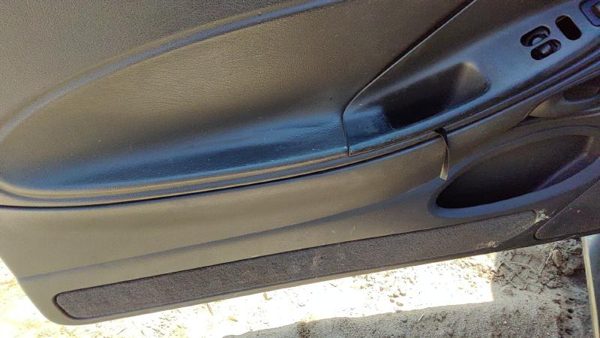 01-04 Ford Mustang Driver Left Front Door Trim Panel With Master Switch Black 9W — photo 7