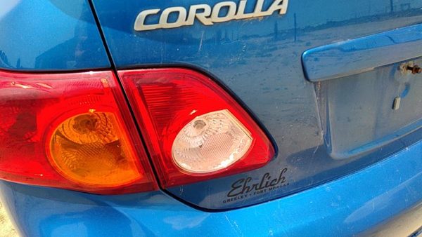 2010 Toyota Corolla Tail Light Assembly LH — photo 1