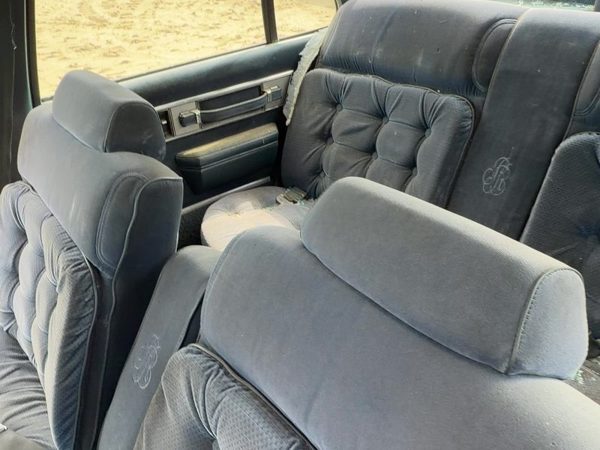 1982-1991 Olds 88 Pair Of Front Headrests Oem Left Right Set Seat Blue — photo 2