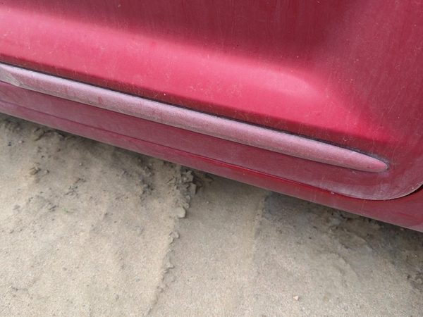 2008-2009 Chrysler PT Cruiser Driver Left Rear Door Moulding Exterior Trim — photo 5