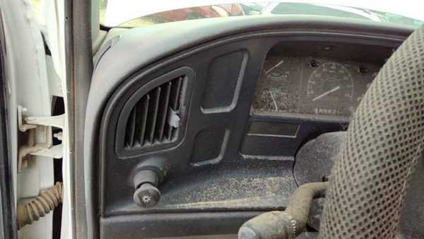 92-96 Ford Van E250 Trim Bezel Around Speedometer Oem Dash Surround Panel Gray — photo 3