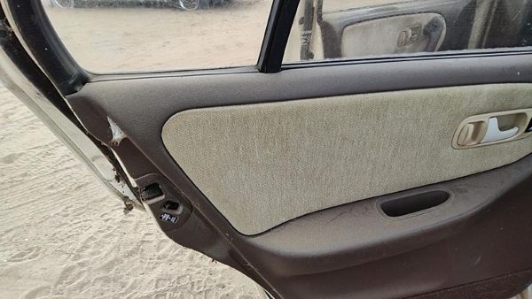 1991-1995 Infinity G20 Driver Left Rear Door Trim Panel With Switches Back Brown — photo 2