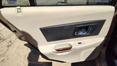 04-05 Cts Driver Left Rear Door Trim Panel With Switches Back Neutral 702