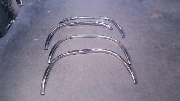 2004 Yukon Fender Moulding LH RH Trim Flares Stainless Steel 2131 For Chevy — photo 2