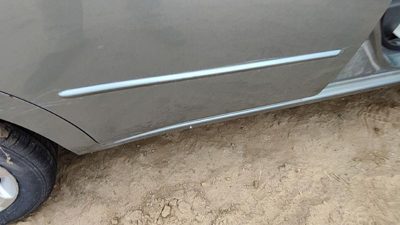 07-12 Nissan Sentra Passenger Right Rear Moulding From Door Back Trim Gray K36