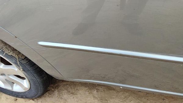 07-12 Nissan Sentra Passenger Right Rear Moulding From Door Back Trim Gray K36 — photo 6