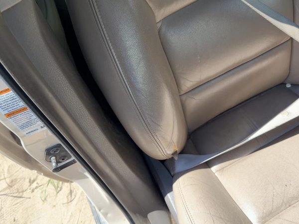 2001 Lincoln LS Passenger Right Front Seat Belt Retractor Shoulder Tan 4H OEM — photo 2