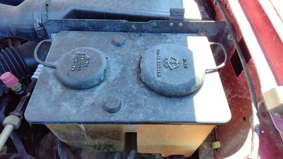 1987-1991 Ford F150 Coolant Reservoir Radiator Overflow Tank Bottle Oem