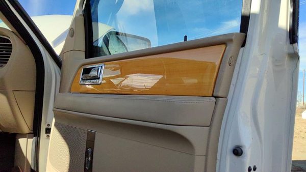 07-10 Lincoln Navigator Passenger Right Front Door Trim Panel With Switches Tan — photo 6