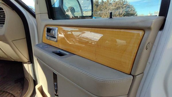 07-10 Lincoln Navigator Passenger Right Front Door Trim Panel With Switches Tan — photo 5