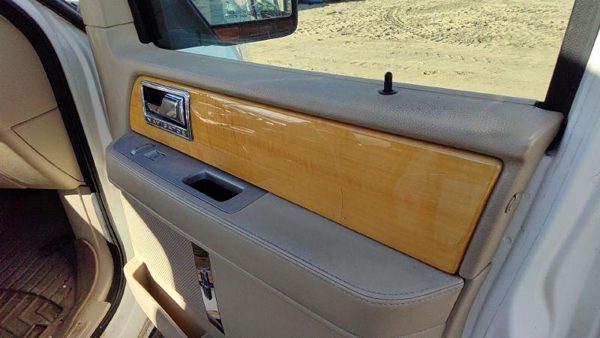 07-10 Lincoln Navigator Passenger Right Front Door Trim Panel With Switches Tan — photo 4
