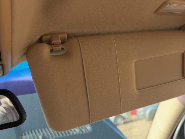 2000-2006 Bmw X5 Passenger Right Sun Visor Oem Illuminated Cloth E53 Beige Lchc — photo 6