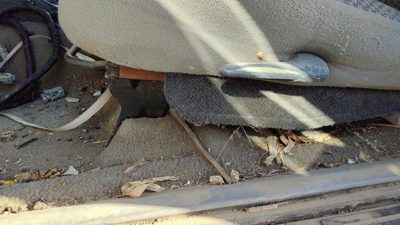 98-03 Ford Ranger Driver Left Manual Seat Track Only Oem