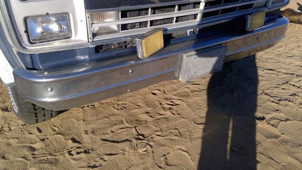 1978-1991 Chevy G20 Van Chrome Front Bumper With Brackets Oem 00464364 — photo 1
