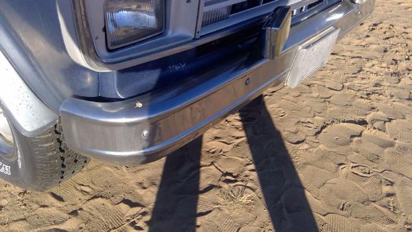 1978-1991 Chevy G20 Van Chrome Front Bumper With Brackets Oem 00464364 — photo 5