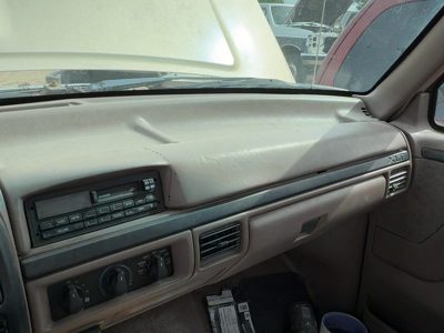 1992-1997 Ford F250 Passenger Dash Pad Trim Bezel Oem Brown Rk F5Tz1504320A