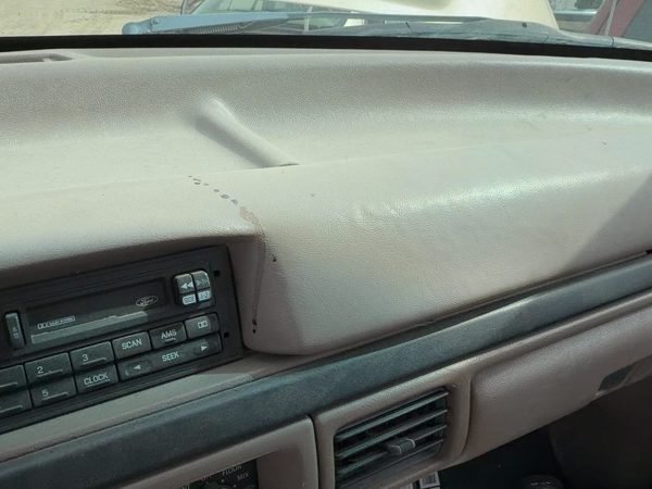 1992-1997 Ford F250 Passenger Dash Pad Trim Bezel Oem Brown Rk F5Tz1504320A — photo 2