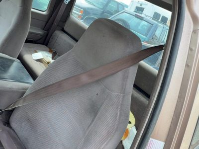 94-97 Ford F250 Driver Left Front Seat Belt Retractor Oem Shoulder Brown Rk