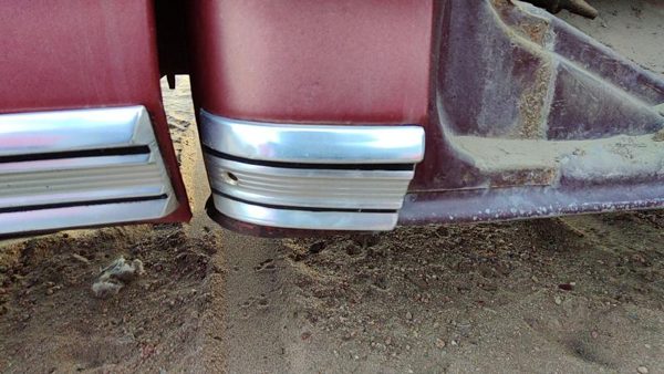1978-1979 Ford F150 Passenger Right Rear Moulding On Lower Cab Panel Oem — photo 2