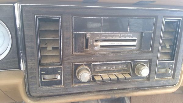 1978 Buick Lesabre Woodgrain Trim Bezel Around Radio Oem Dash Surround Panel — photo 3
