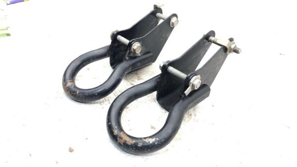 2016 Dodge Ram 4500 Pair Of Oem Tow Hooks Factory Bumper Hook Set Hardware Bolts — photo 5