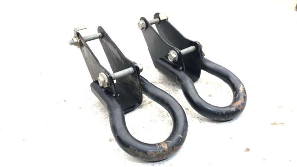 2016 Dodge Ram 4500 Pair Of Oem Tow Hooks Factory Bumper Hook Set Hardware Bolts — photo 4