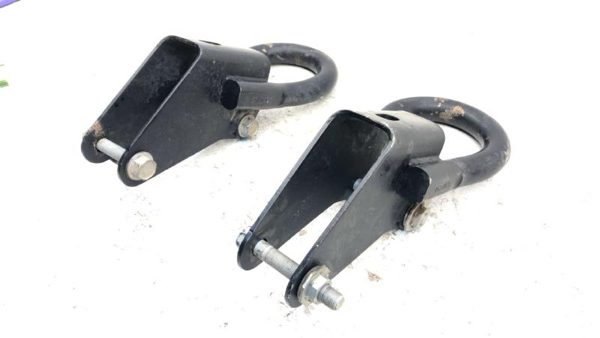 2016 Dodge Ram 4500 Pair Of Oem Tow Hooks Factory Bumper Hook Set Hardware Bolts — photo 12