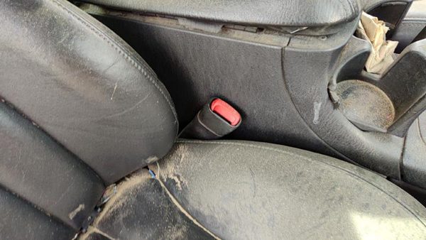 2000-2004 Chrysler 300M Passenger Right Front Seat Belt Buckle Receiver Black — photo 3