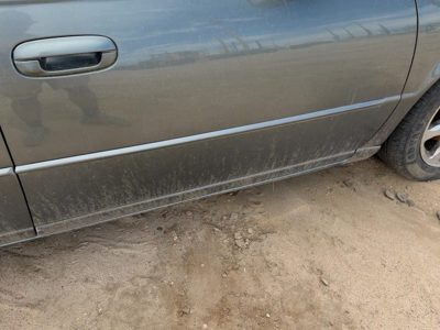 98-04 Seville Passenger Right Front Moulding Door Upper Sedan Thunder Gray 88U