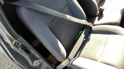04-08 Canyon Passenger Right Front Seat Belt Retractor Shoulder Dark Pewter 19J