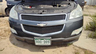 2009-2012 Chevy Traverse Front Bumper Cover Assembly Oem 57u Cyber Gray 25955129