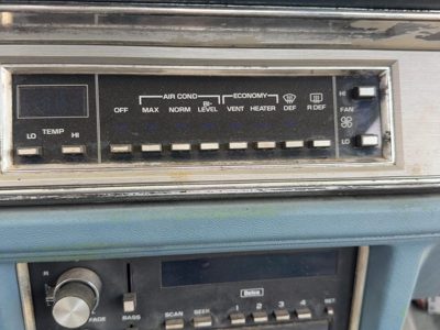 1986-1988 Olds 88 Temperature Control Module In Dash Heater Ac Head Unit Oem