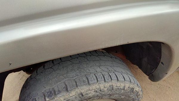99-02 Silverado 2500 Driver Left Front Wheel Flare Moulding Fender Pewter 11U — photo 3