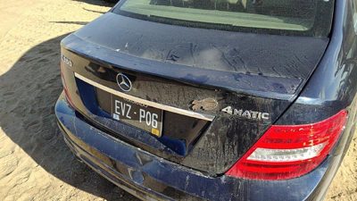 2013 Mercedes C-class Trunk/decklid/hatch/tailgate Lunar Blue 890