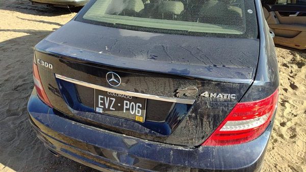 2013 Mercedes C-class Trunk/decklid/hatch/tailgate Lunar Blue 890 — photo 3