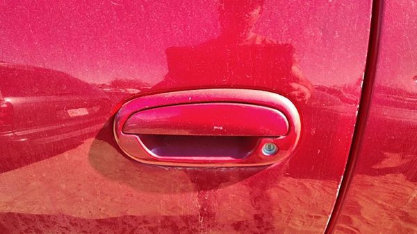 1997-2004 Ford F150 Driver Left Front Outside Door Handle Oem Red E4 — photo 2