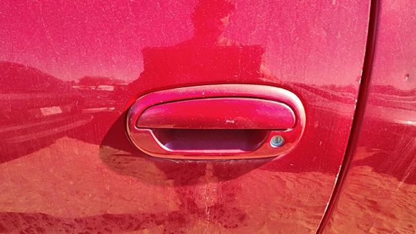 1997-2004 Ford F150 Driver Left Front Outside Door Handle Oem Red E4 — photo 1