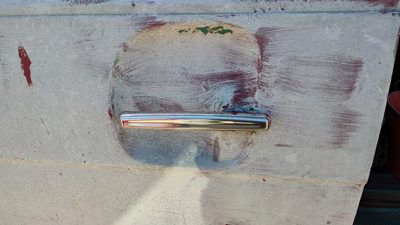 1971 Chevy Van G20 Passenger Right Rear Outside Door Handle Oem