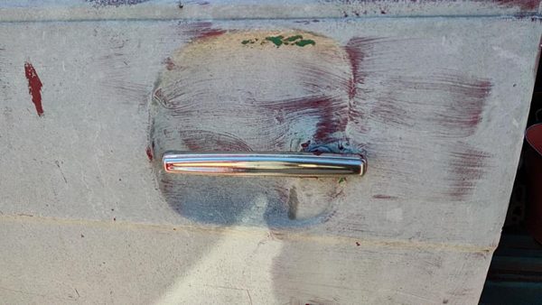 1971 Chevy Van G20 Passenger Right Rear Outside Door Handle Oem — photo 1