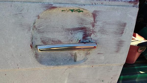 1971 Chevy Van G20 Passenger Right Rear Outside Door Handle Oem — photo 3