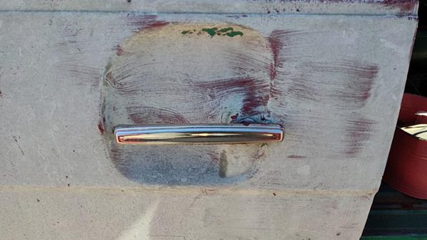 1971 Chevy Van G20 Passenger Right Rear Outside Door Handle Oem — photo 2