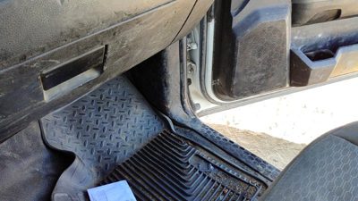 13-18 Dodge Ram 4500 Passenger Right Lower Kick Trim Panel Oem Gray X8