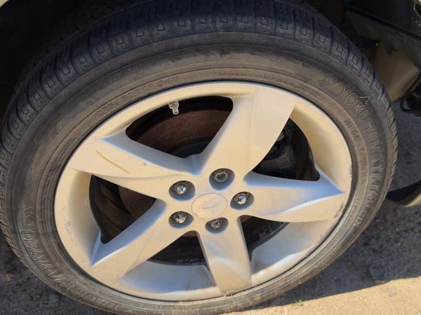 06-12 Mitsubishi Eclipse 17" Aluminum Wheel Oem Factory 5 Spoke Rim #1 17X7-1/2 — photo 3