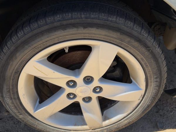 06-12 Mitsubishi Eclipse 17" Aluminum Wheel Oem Factory 5 Spoke Rim #1 17X7-1/2 — photo 4