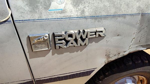 1984-1987 Dodge Ram W150 Passenger Right Power Ram Fender Emblem Badge Oem — photo 6