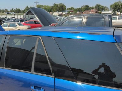 2002-2007 Saturn Vue Redline Driver Left Upper Roof Molding Pacific Blue