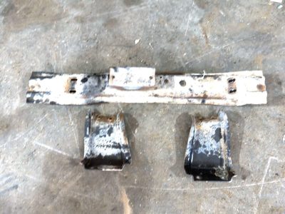 92-97 Ford F250 Transmission Crossmember Set Mount Brackets Oem